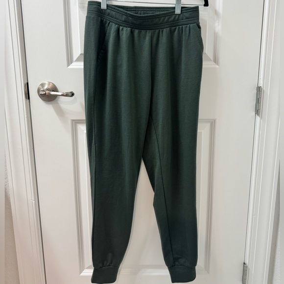 Classic Dark Green Jogger Sweatpants - Picture 2 of 2